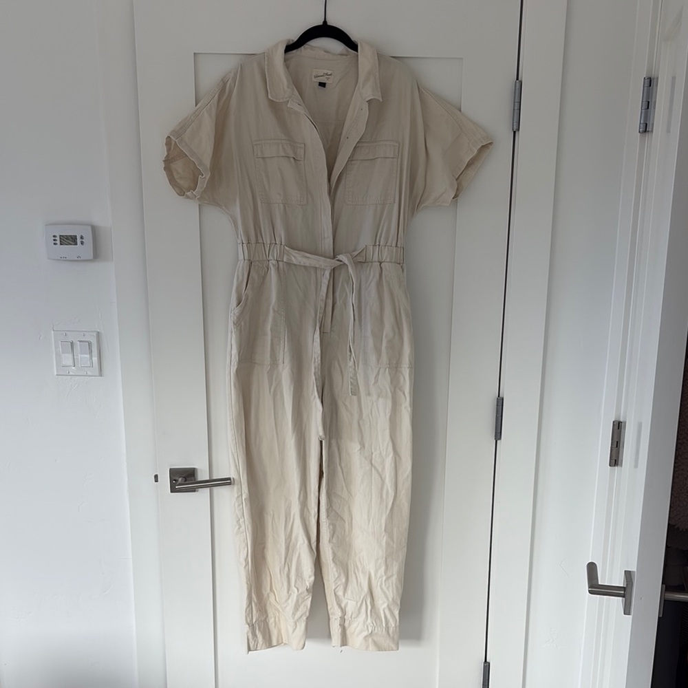 Women's Cream Jumpsuit